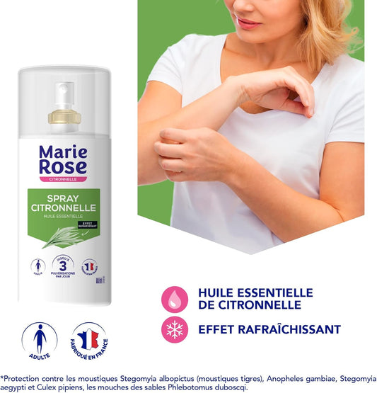 Marie Rose Citronella Refreshing Spray 100Ml
