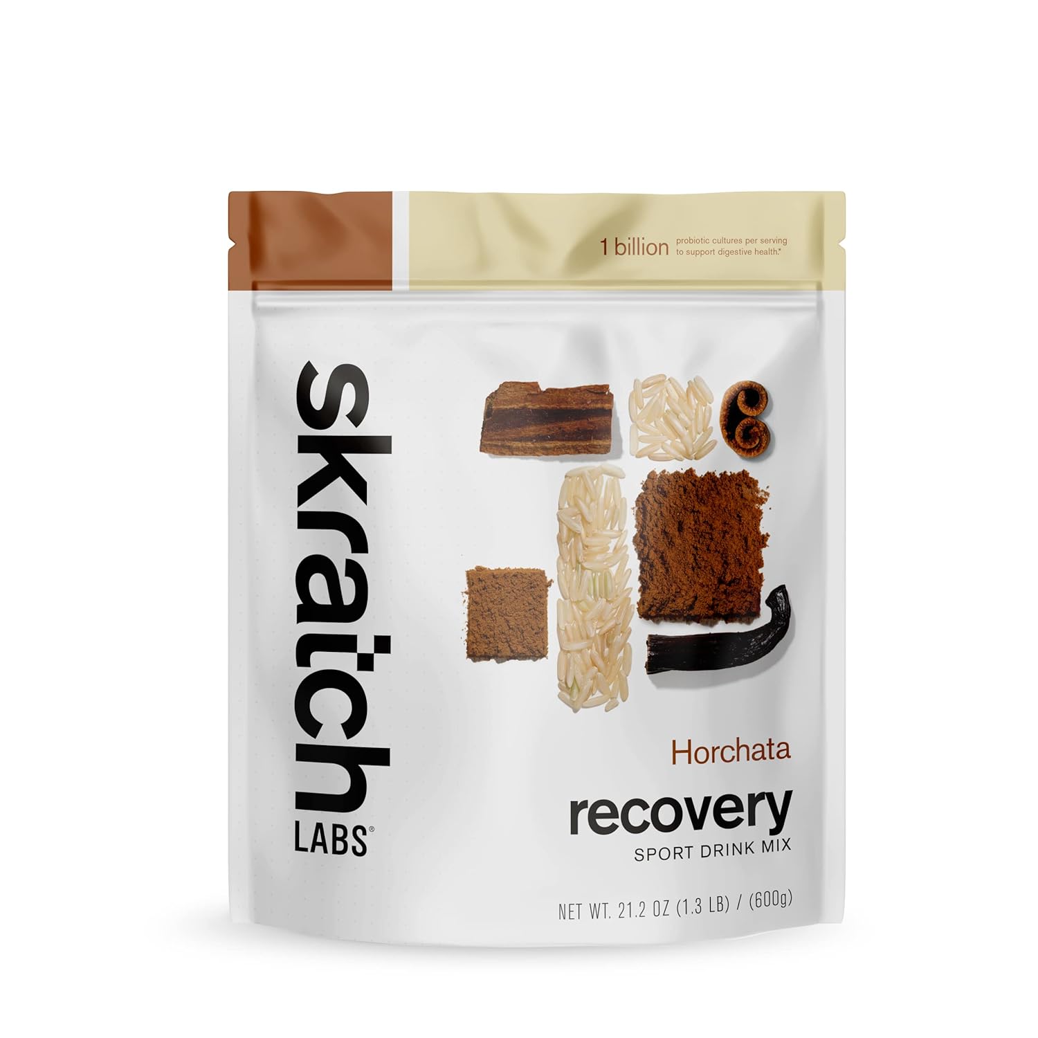 Skratch Labs Post Workout Recovery Drink Mix with Horchata, (21.2 oz,