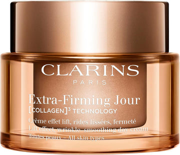 Extra-Firming Day Cream For All Skin Types | Anti-Ageing Moisturiser With Collagen Boosting Ingredients | Hydrating & Firming Face Cream | Refillable Packaging | 50Ml