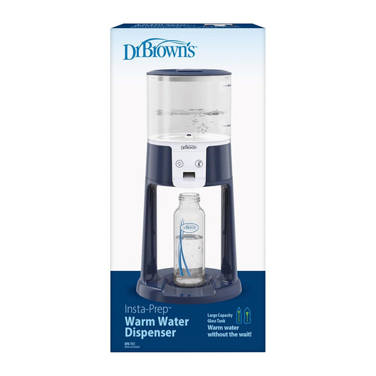 Dr. Brown'S Insta-Prep Warm Water Dispenser To Instantly Prepare Baby’S Formula Bottle,Large Capacity Glass Tank With 3 Temperature Settings,Blue