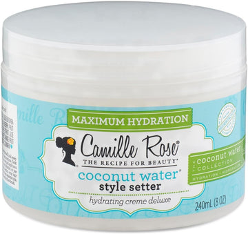 Camille Rose Coconut Water Hair Style Setter, Hydrate And Style, 240 Ml (Pack Of 1)