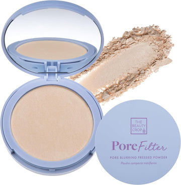 The Beauty Crop Porefilter Pressed Powder - Blurs Pores & Controls Shine - Translucent Shade - 0.34 Oz