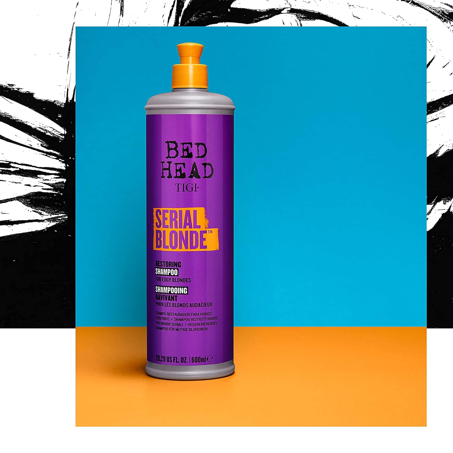 TIGI Bed Head SERIAL BLONDE SHAMPOO FOR DAMAGED BLONDE HAIR 20.29 fl oz : Beauty & Personal Care