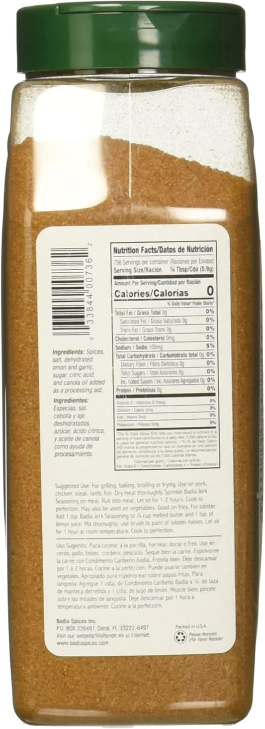 Badia Jerk Seasoning (Jamaican Style) - 680.4G (24 Oz)