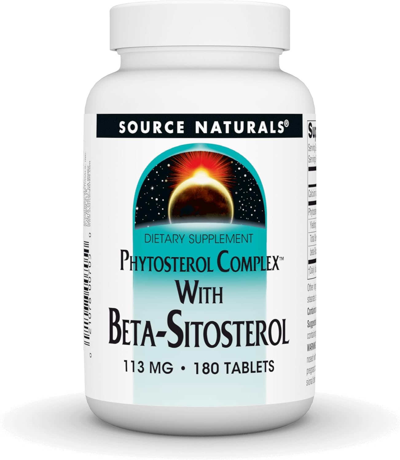 Source Naturals Phytosterol Complex With Beta-Sitosterol, Supports Healthy Cholesterol Levels*, 113 Mg - 180 Tablets
