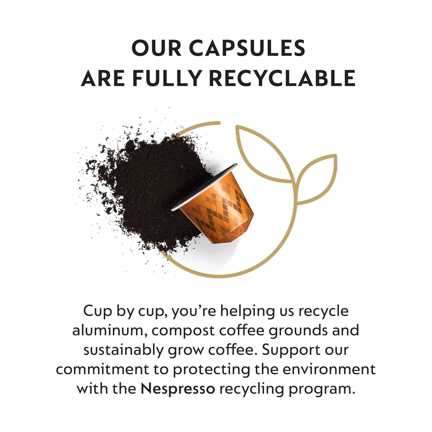 Nespresso Capsules Originalline, Vienna Lungo, Medium Roast Coffee, 50-Count Espresso Coffee Pods