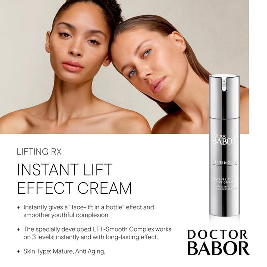 Babor Doctor Lifting Rx Instant Lift Cream, Anti-Aging Face Treatment To Improve Wrinkle Depth, With Lft Smoothing Complex For Mature Skin, 8.7 Fl Oz