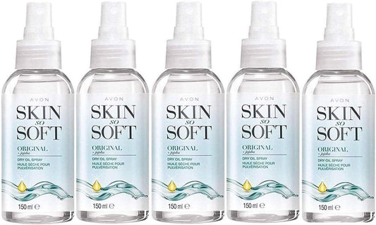 Skin So Soft Original Dry Oil Spray With Jojoba 150Ml – Pack 5