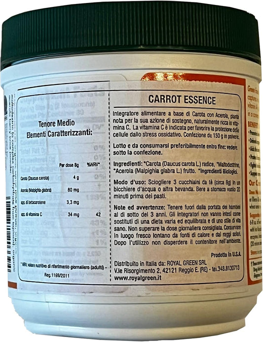 Green Foods - Carrot Essence, 5.3 Oz Powder