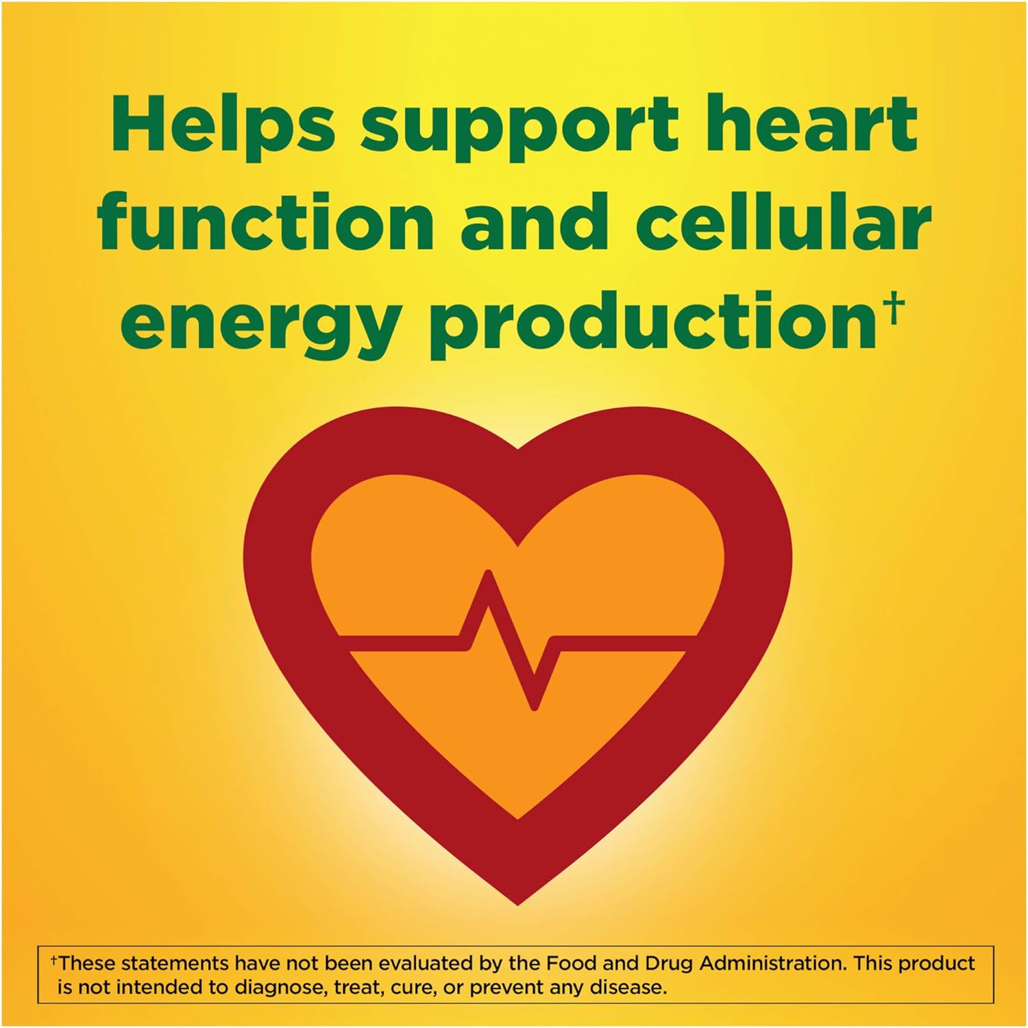 Nature Made Coq10 200 Mg, Dietary Supplement For Heart Health And Cellular Energy Production, 100 Softgels, 100 Day Supply