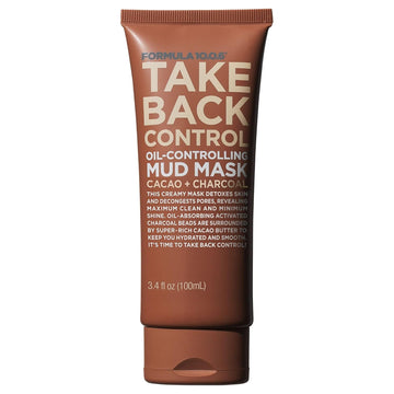 Formula 10.0.6 - Take Back Control Oil-Controlling Mud Mask - Creamy Mud Mask, Detoxes Skin & Decongests Pores 3.4 Fl Oz (100Ml)