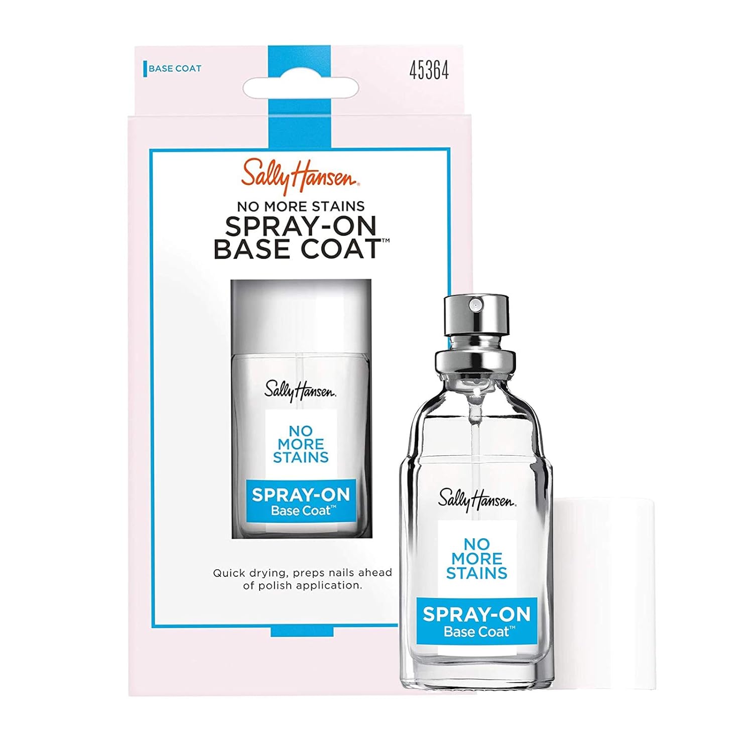 Sally Hansen Treatment No More Stains Base Coat, 0.37 Fluid Ounce