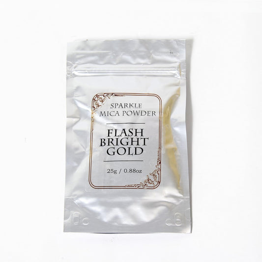 Mystic Moments Flash Bright Gold Sparkle Mica 50g