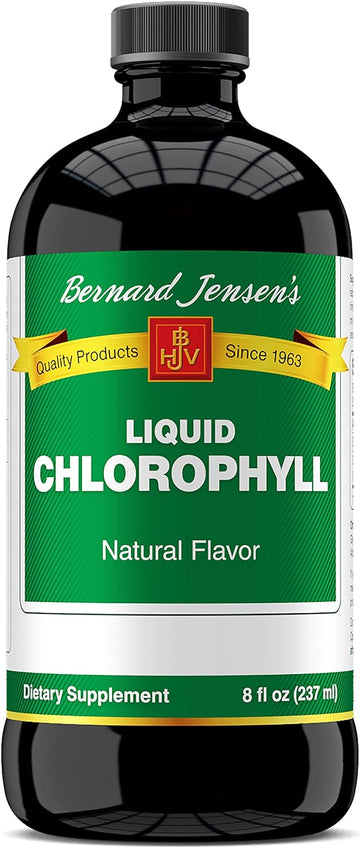 Bernard Jensen's Chlorophyll Liquid Natural Flavor - 8 Fl Oz