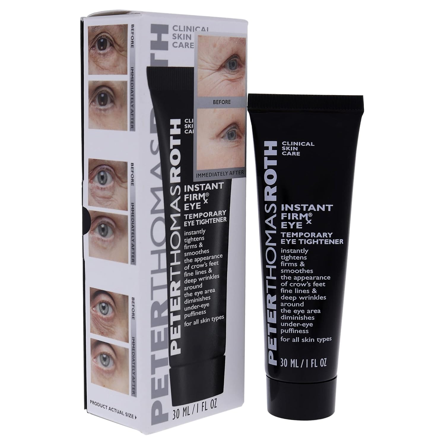 Peter Thomas Roth | Instant FIRMx Temporary Eye Tightener | Firm and Smooth the Look of Fine Lines, 1 oz (Pack of 1 : Beauty & Personal Care