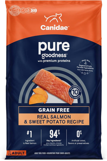 Canidae Pure Real Salmon & Sweet Potato Recipe Adult Dry Dog 22 Lb