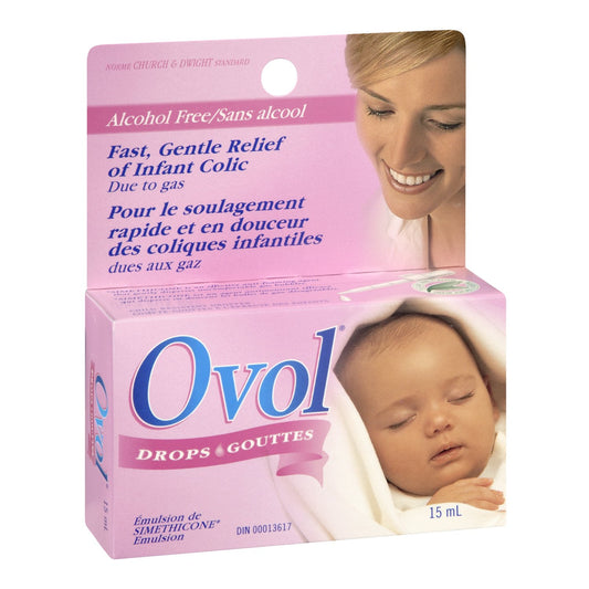 Infant DROPS for Fast & Gentle Relief of Infant Colic Gas 15 ml Made in Canada