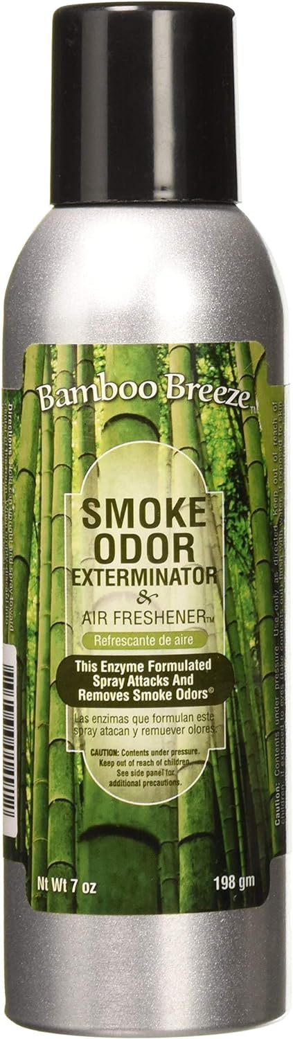 Smoke Odor Exterminator Tobacco Outlet Product Large Spray, Bamboo Breeze, 7 oz