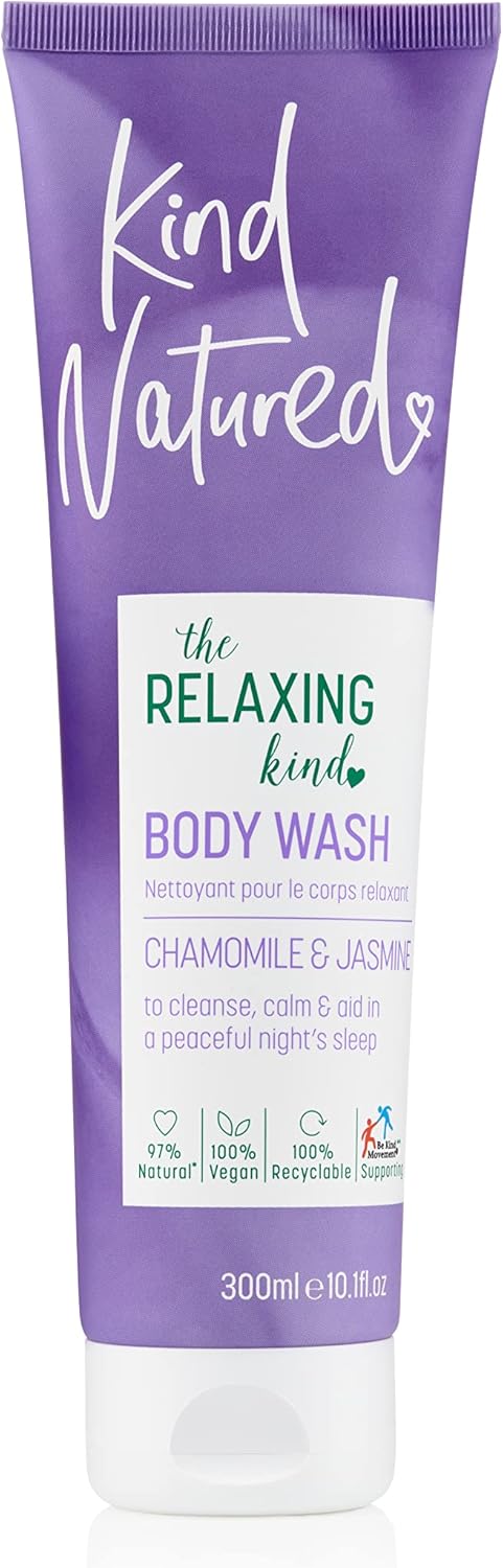 Kind Natured The Relaxing Body Wash, Natural Chamomile And Jasmine Vegan Shower Gel, 300Ml