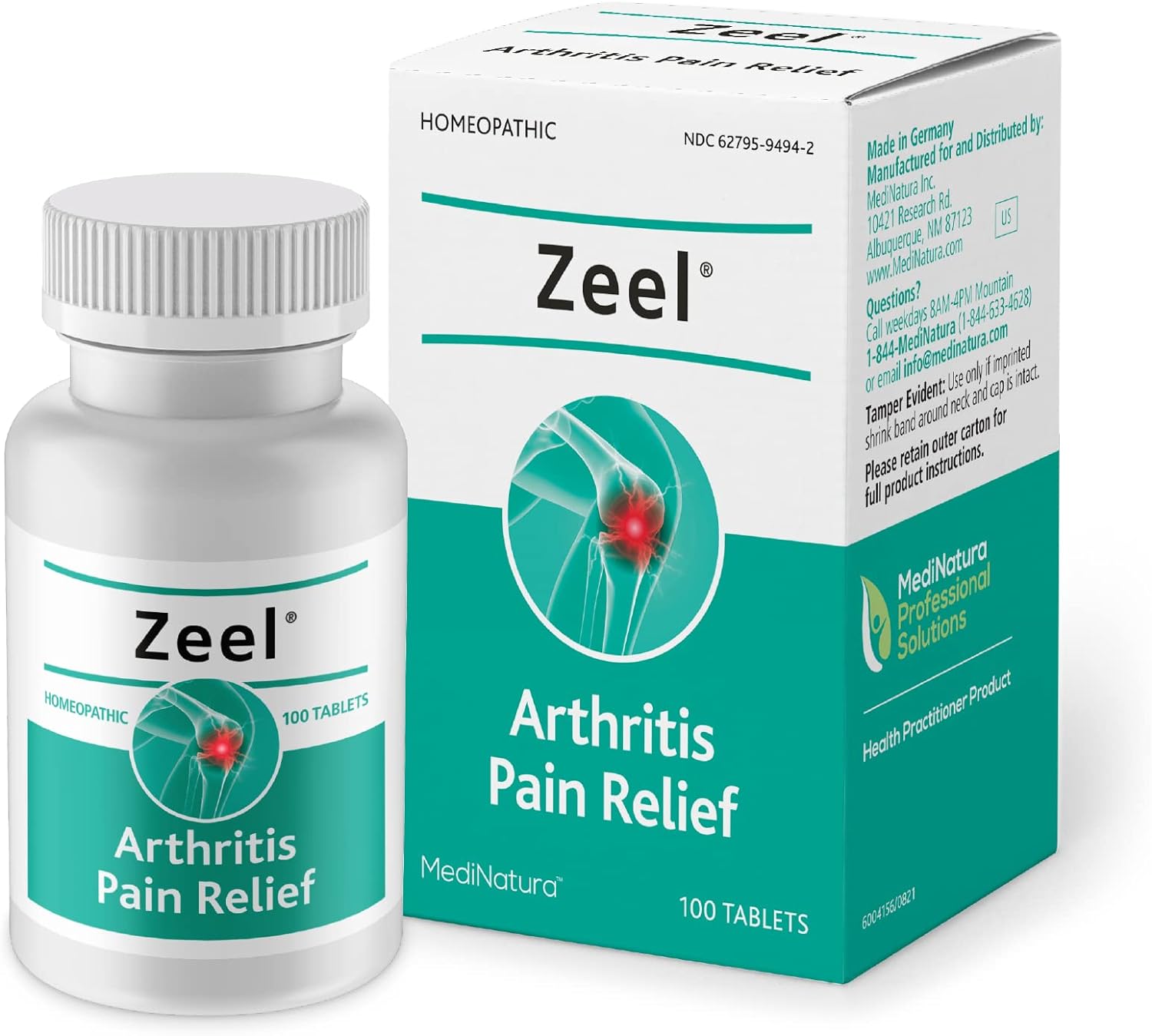 MediNatura Zeel Homeopathic Support Helps Relieve Pain & Stiffness Aro