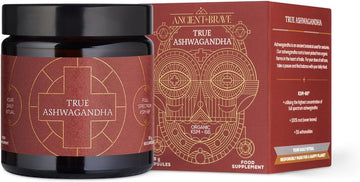 Ancient & Brave Organic Ashwagandha Capsules | 600Mg | Stress Relief, Immune Support & Cortisol Reduction | 60 Vegan Capsules For Balance, Energy, & Endurance