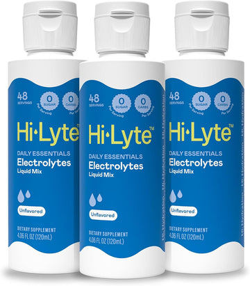 Hi-Lyte Daily Essentials - Electrolytes Powder Mix - Unflavored - Sodium, Potassium, Magnesium, Vitamins - Hydration Support For Daily Wellness, Fasting, Keto - No Sugar, No Carbs, Clean Ingredients