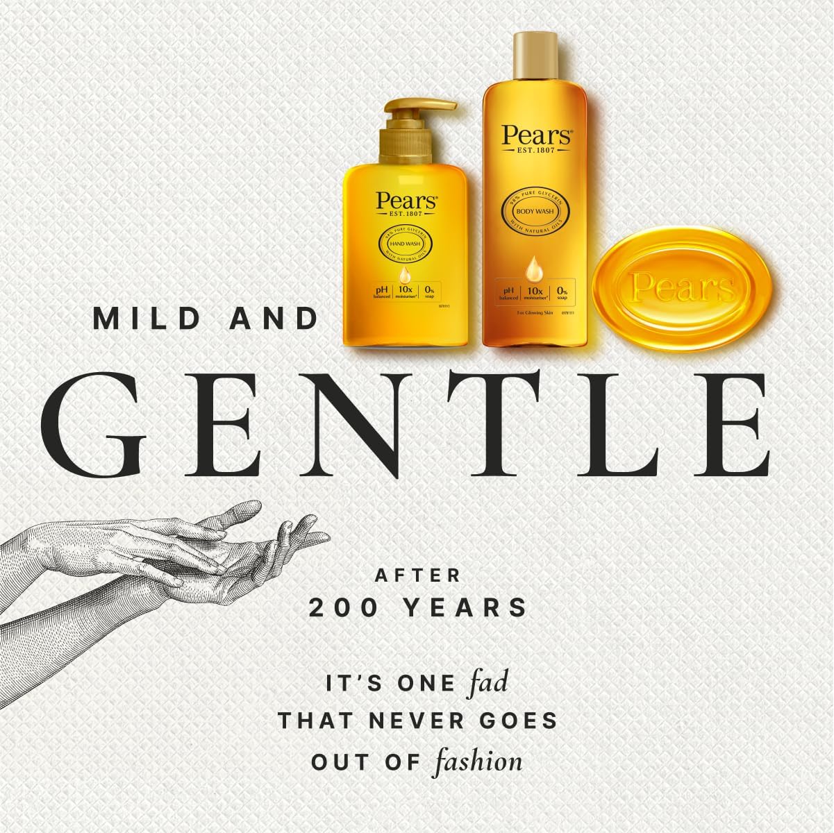 Pears Pure & Gentle Moisturising Liquid Hand Wash - Enriched with Glycerin and Formulated with Natural Oils, 10x More Moisturiser* - Soap-free Cleanser Ideal for Men and Women | 250ml (12 Pack) : Amazon.co.uk: Beauty