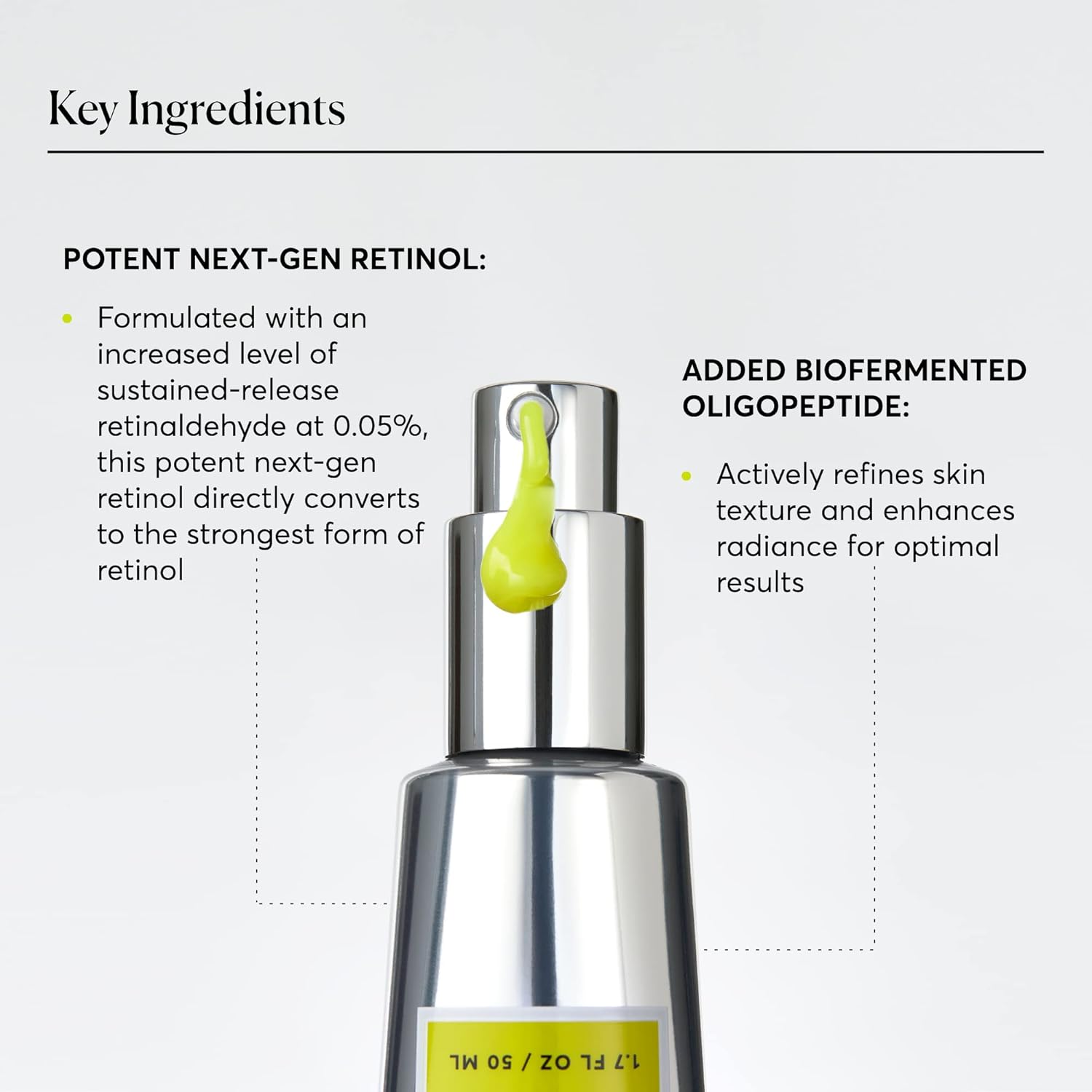 Naturium Retinaldehyde Cream Serum 0.05%, Advanced Anti-Aging & Smoothing Face & Skin Care, 1.7 oz : Beauty & Personal Care