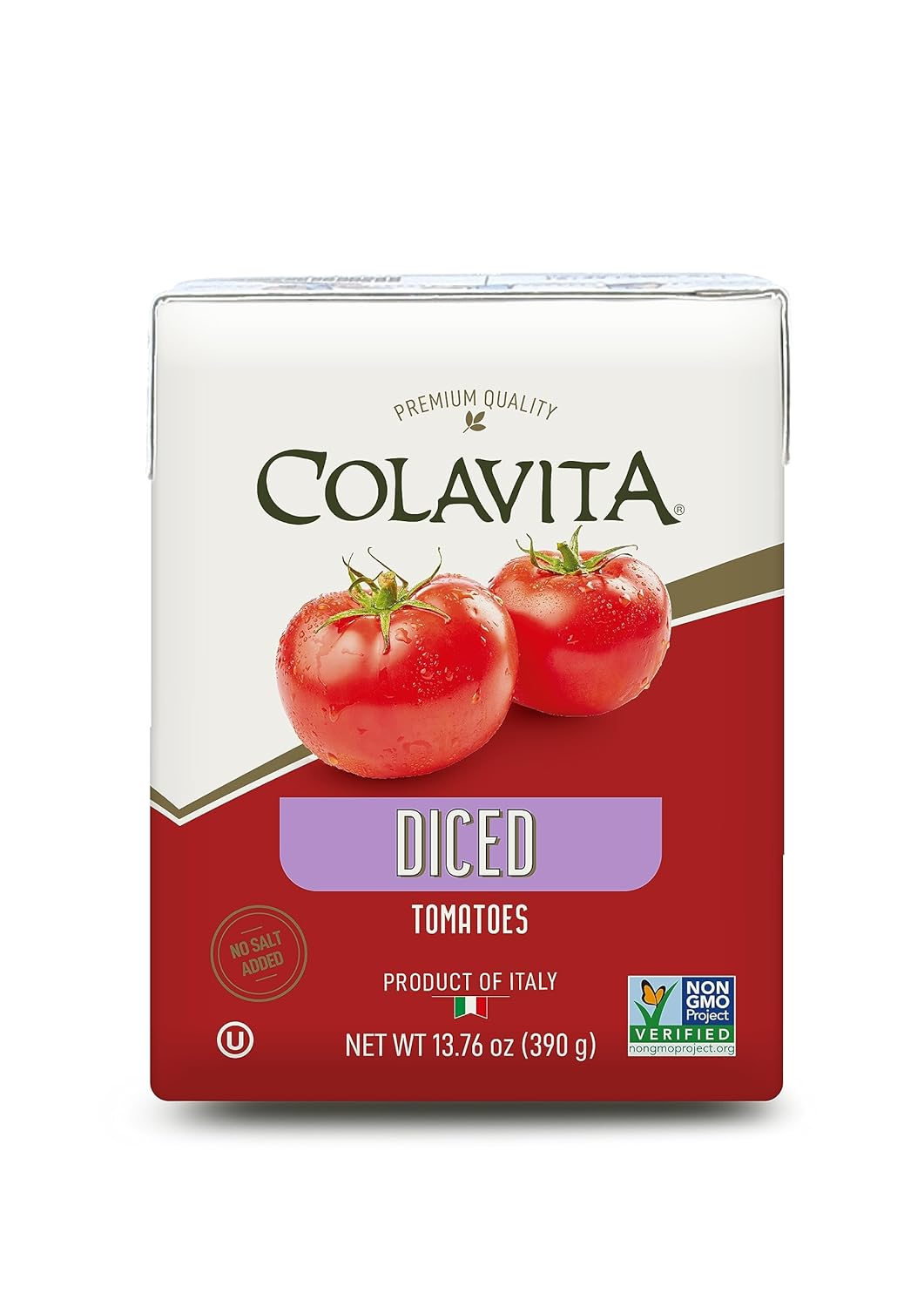 Colavita Recart Tomatoes - Diced, 13.76oz Recart (Pack of 16)