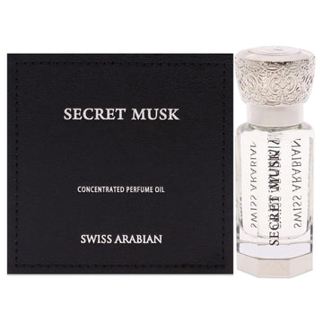 Swiss Arabian Private Musk - Luxury Products From Dubai - Lasting And Addictive Personal Perfume Oil Fragrance - A Seductive Signature Aroma - 0.4 Oz