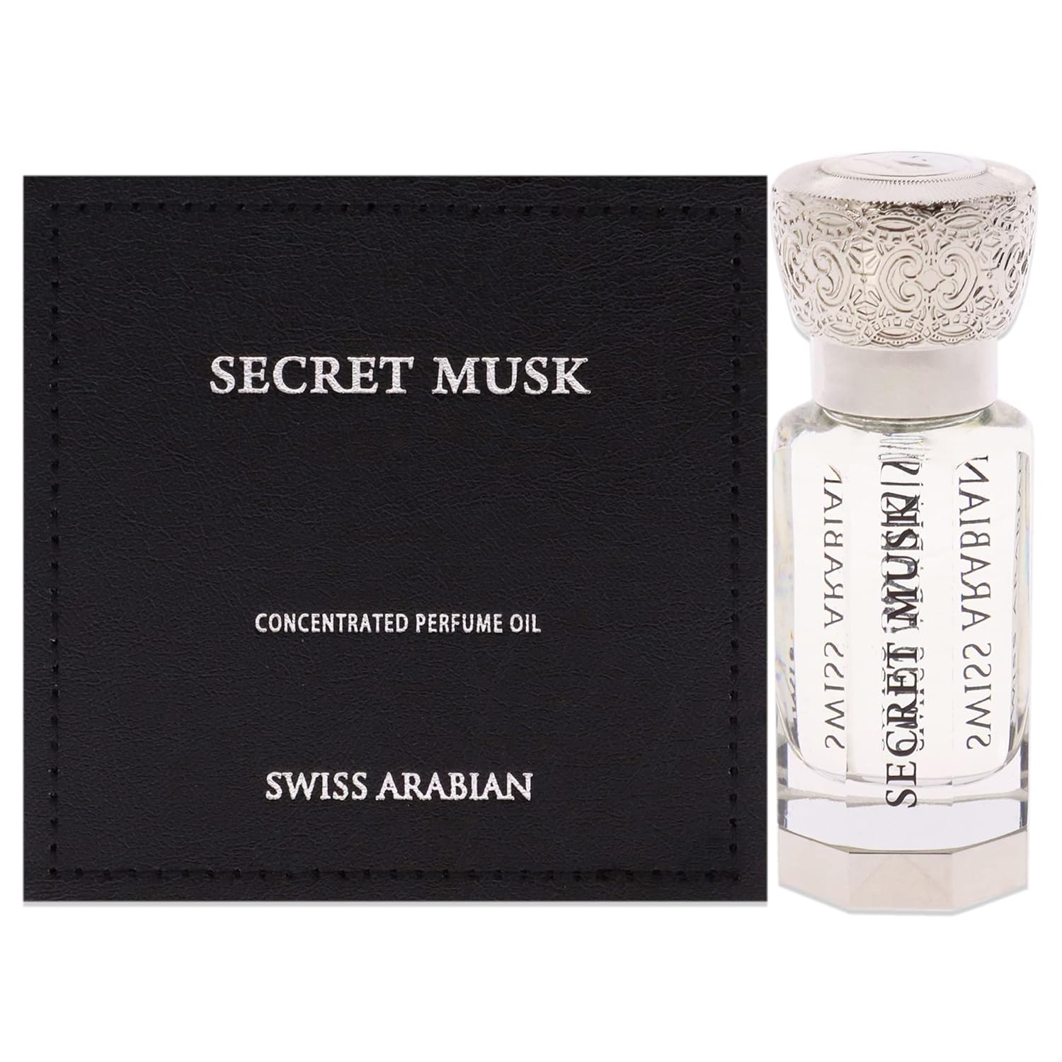 Swiss Arabian Secret Oud - Luxury Products From Dubai - Long Lasting And Addictive Personal Perfume Oil Fragrance - Seductive Signature Aroma - 0.4 Oz