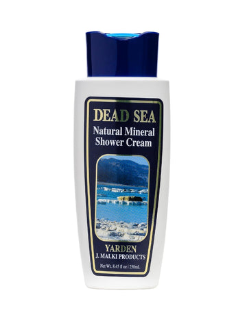Malki Dead Sea Products Natural Mineral Shower Cream Body Wash | Sls-Free, Vegan-Friendly, Skin-Revitalizing Formula | Soothes Eczema, Psoriasis, And Acne Conditions | Dead Sea Products