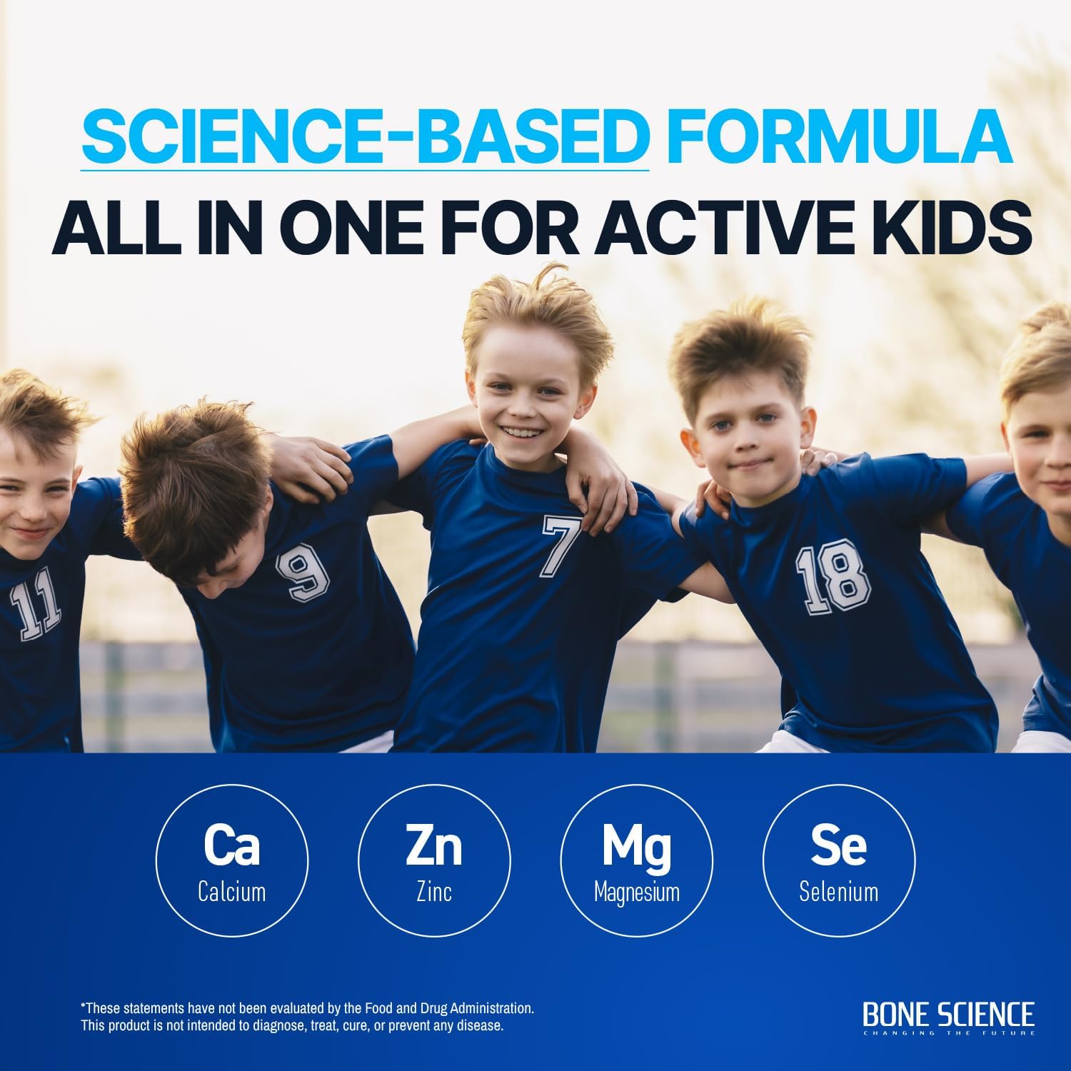 Bone Science Prime Height Powder – Kids Daily Multivitamin With Calcium, Magnesium, Zinc, And Vitamins B6, B12, C, D3, E, K – 30 Sticks, Lemon Lime Flavor : Health & Household