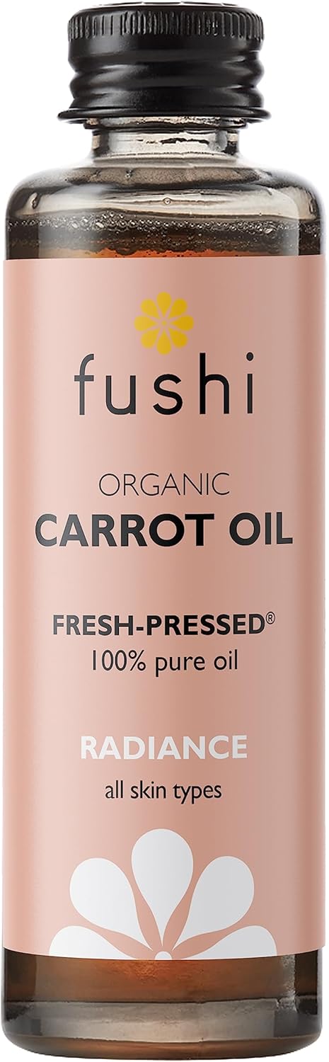 Fushi Carrot Oil, Fresh-Pressed, Rich In Beta Carotene, Vitamins A, B, C, D And E And Essential Fatty Acids, Best For Sun Damage Skin, Parched Skin & Fine Lines, Manufactured In The Uk : Amazon.co.uk: Beauty