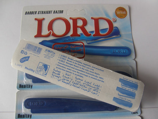 Lord Straight Razor Barber Single Edge Disposable 12 Pcs. L04Ps