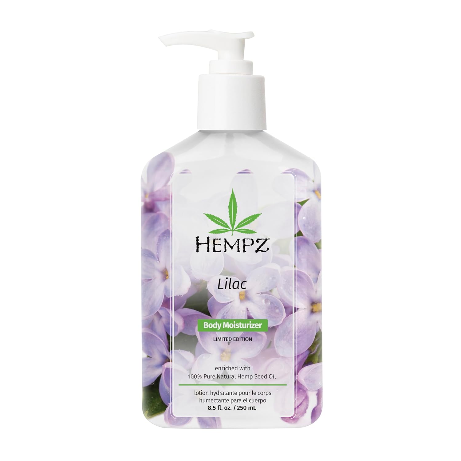 Hempz New Limited Edition Lilac Lotion, Hydrating Body Moisturizer For Body, Hands And Feet 8.5 Oz