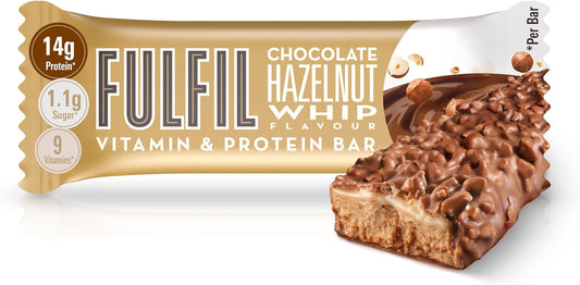 Fulfil Vitamin And Protein Bars (15 X 40 G Bars) — White Chocolate Cookies And Cream Flavour — 15G High Protein, 9 Vitamins, Low Sugar