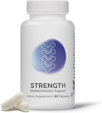 Strength - Muscle Recovery Supplements For Healthy Aging - Hmb Supplement For Stamina, Endurance, Strength Gains & Mobility - Nourish Healthy Muscle Mass & Tissue Quality (90 Capsules)