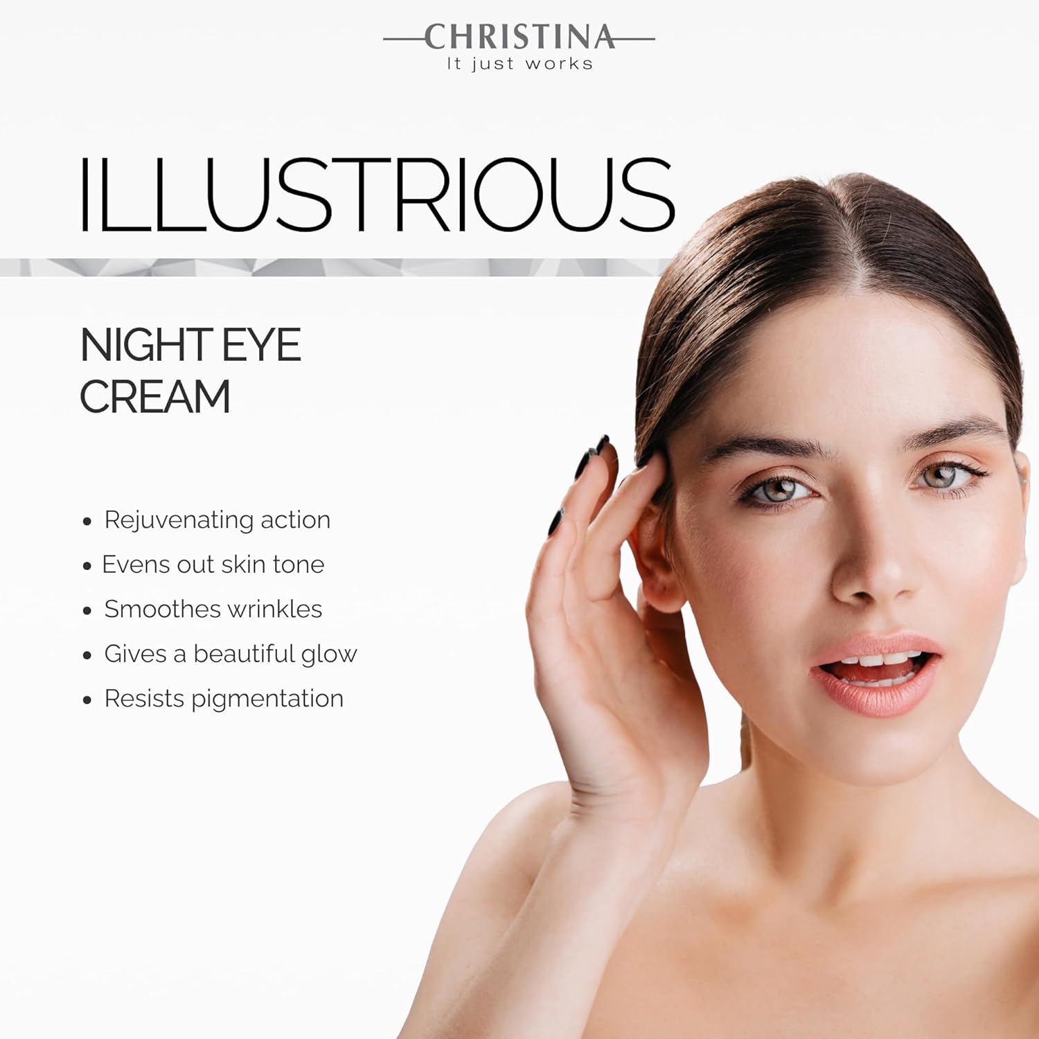 -Christina- Illustrious Night Eye Cream With Retinol And Vitamin C | Under Eye Cream Revitalizes, Brightens, Nourishes The Skin | Night Cream For All Skin Types 15Ml : Beauty & Personal Care