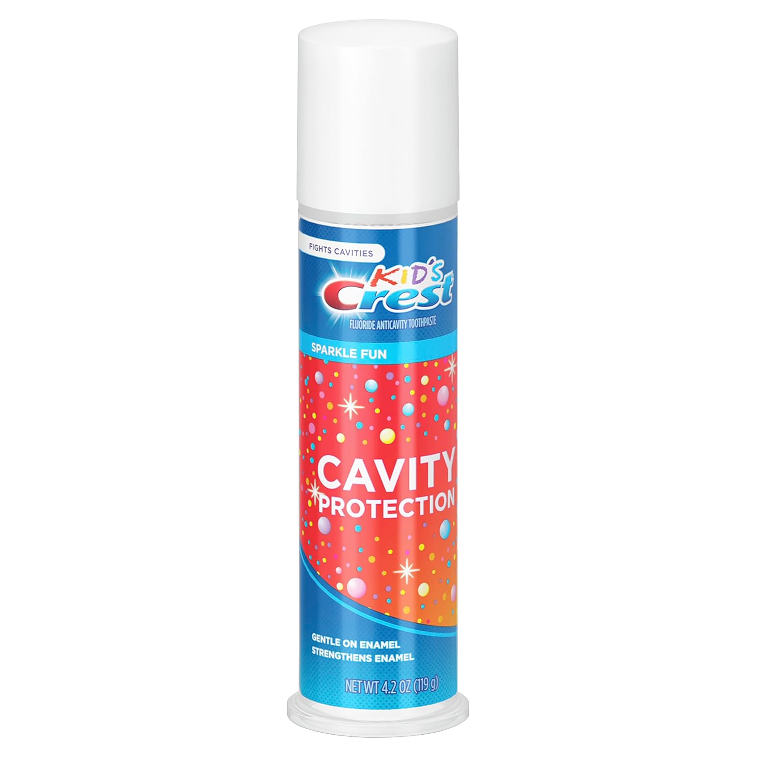 Crest Kid'S Cavity Protection Toothpaste Pump (Children And Toddlers 2+), Sparkle Fun Flavor, 4.2 Ounces