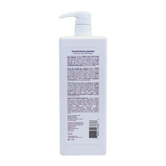 Framesi Color Lover Volume Boost Shampoo, Sulfate Free Shampoo With Quinoa And Aloe Vera, Color Treated Hair