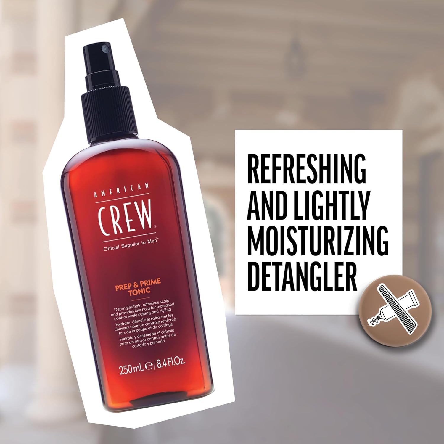 AMERICAN CREW Prep & Prime Tonic, 8.4 Fl Oz : Beauty & Personal Care