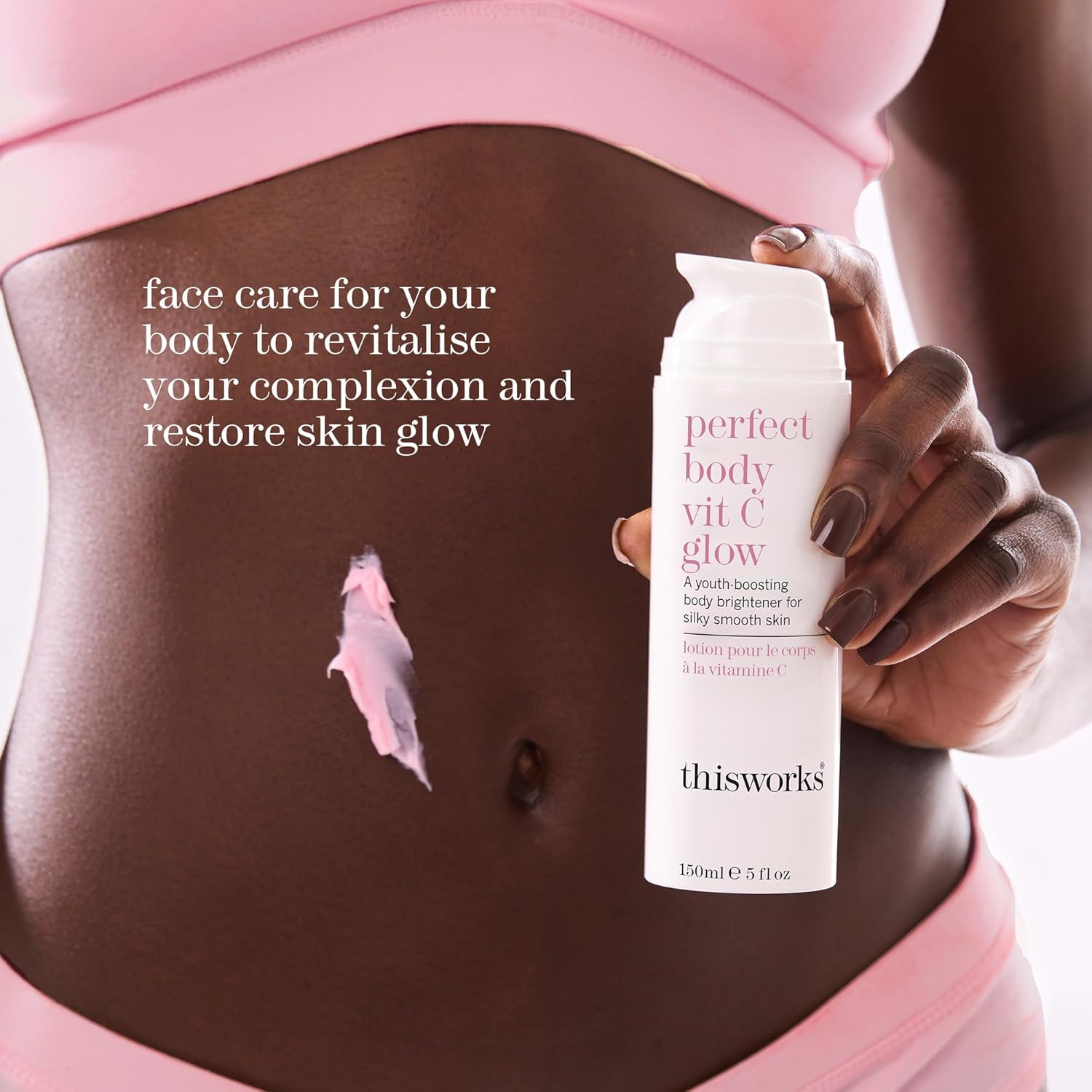 Thisworks Perfect Body Vitamin C Glow Body Cream & Moisturizer 5 Ounce (150Ml) : Beauty & Personal Care