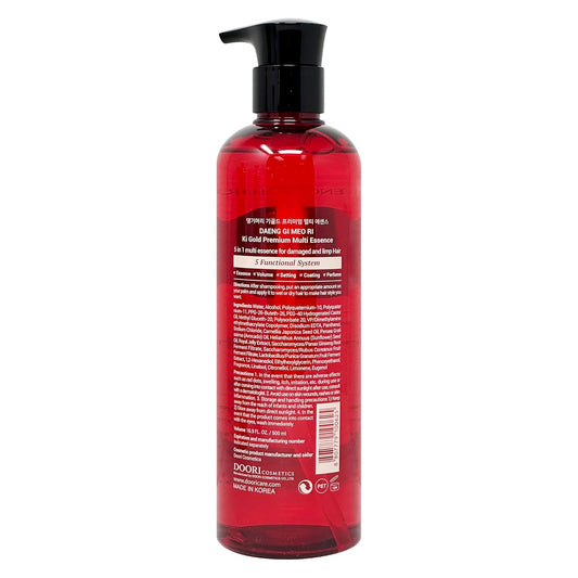 Daeng Gi Meo Ri - Ki Gold Premium Multi Essence for Hair, Volumizing and Nourishing, Rich Perfume Essence that Lasts, 16.9 FL OZ/500ml : Health & Household
