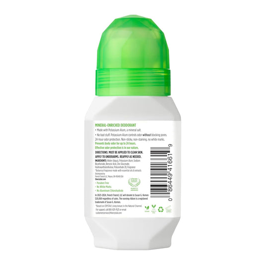 Crystal Mineral Deodorant Roll-On, Vanilla Jasmine, 2.25 Fl Oz