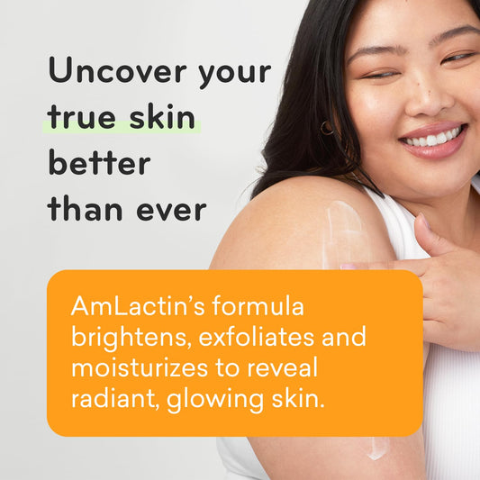 AmLactin Daily Vitamin C Cream - 4.9 oz Body Cream with 7% Lactic Acid - Skin-Brightening Exfoliator and Moisturizer for Dry Skin?
