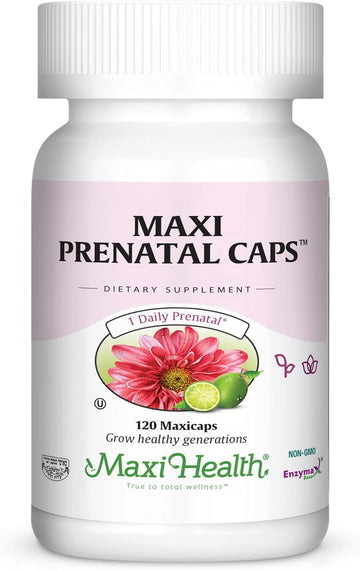 Maxi Health, Prenatal Caps, 120 Count