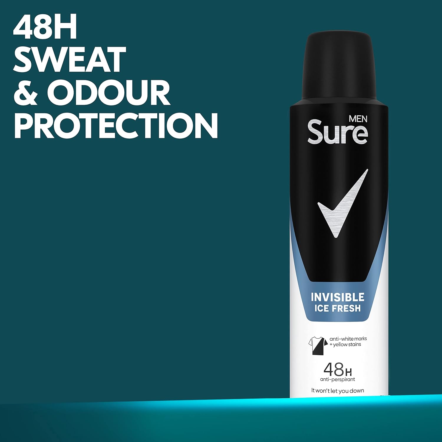 Sure Men Invisible Ice Fresh Anti-perspirant Aerosol 150 ml : Amazon.co.uk: Beauty
