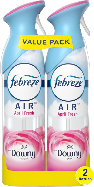 Febreze AIR Effects Air Freshener with Downy April Fresh Scent, 17.6 oz (Pack of 6)