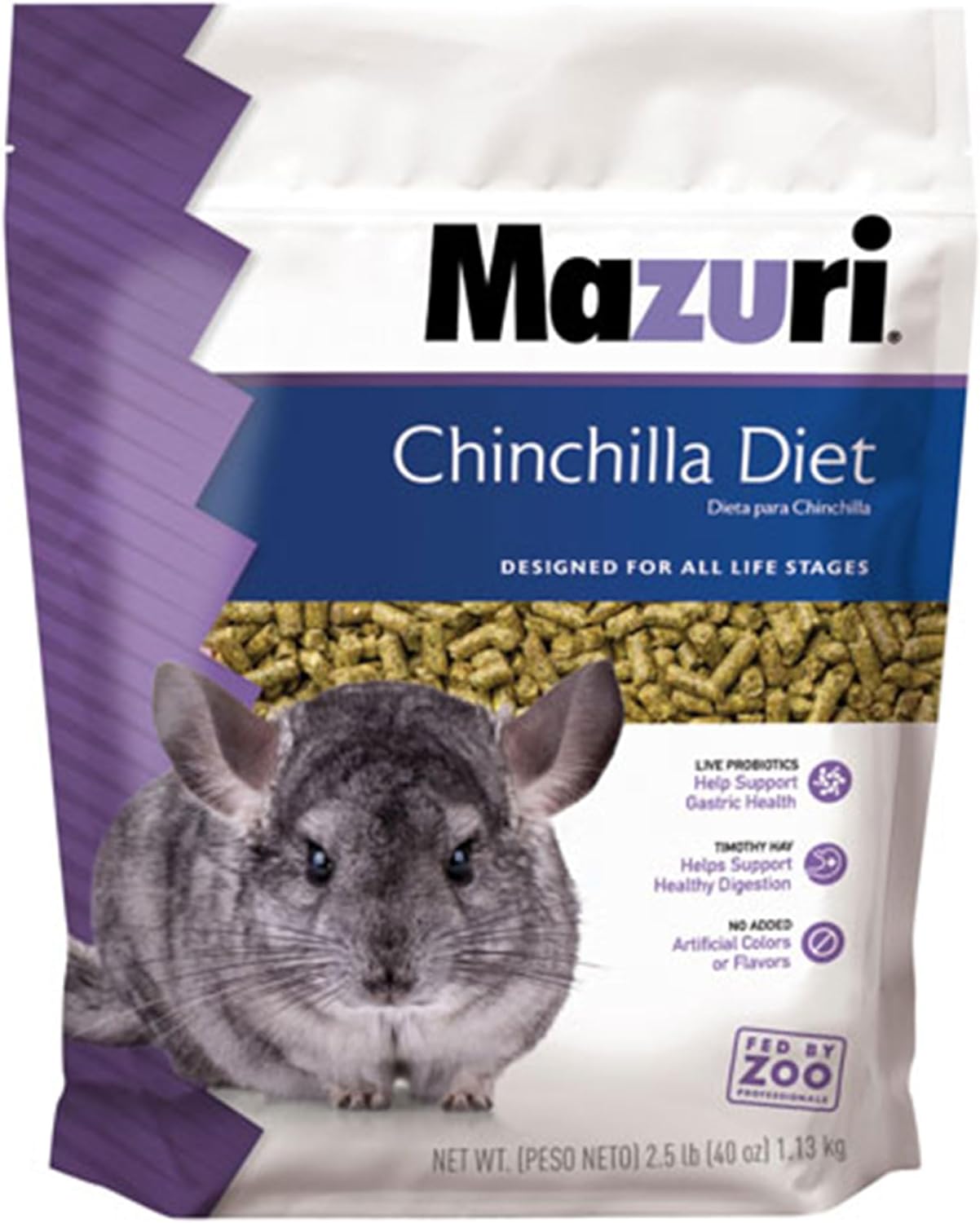 Mazuri Chinchilla Food | 2.5 Pound (2.5 Lb.)